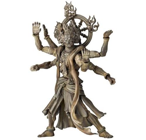 Revoltech Takeya 003ex Asura Wooden Version Non-scale Abs&pvc Painted Action Figure