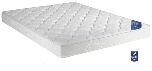 Nuits D'Or Rêve Doux Matelas Densité 30 Kg/m3 - Hauteur 18 Cm - Soutien Très Ferme - Orthopédique - 180x200