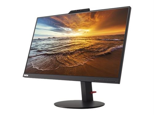 Lenovo ThinkVision T24v-10 - LED-monitor - 23.8 (23.8 zichtbaar) - 1920 x 1080 Full HD (1080p) - IPS - 250 cd/m² - 1000:1 - 4 ms - HDMI, VGA, DisplayPort - zwart