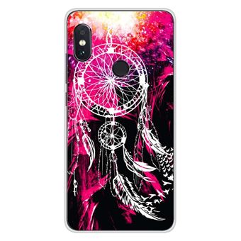 Coque en silicone imprimée compatible Xiaomi Redmi Note 11 4G Dreamcatcher Rose