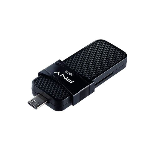 PNY Duo-Link On-the-Go - Cl&eacute; USB - 16 Go - USB 3.1 / micro USB