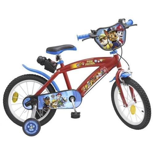 Patpatrouille Velo Enfant Garcon - 14 - 4/7 Ans - Rouge