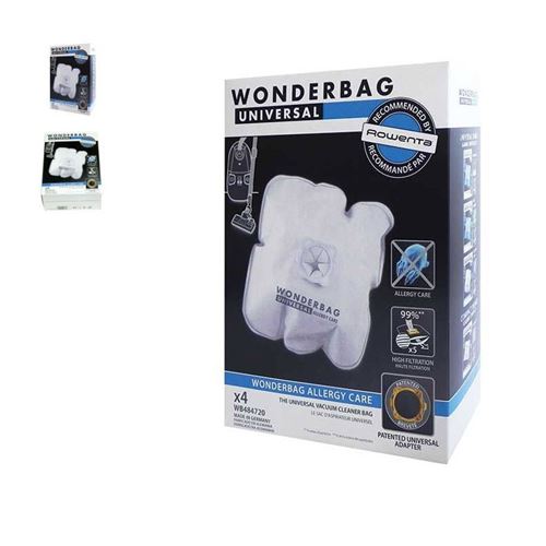 Sacs Wonderbag (X4) pour Aspirateur Rowenta