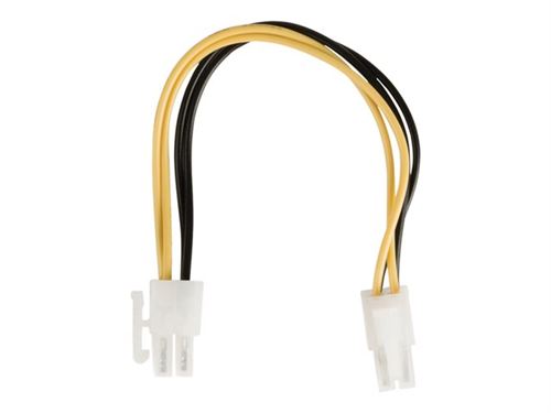 Valueline - Câble d'alimentation - alimentation P4 (M) pour alimentation P4 (M) - 15 cm - multicolore
