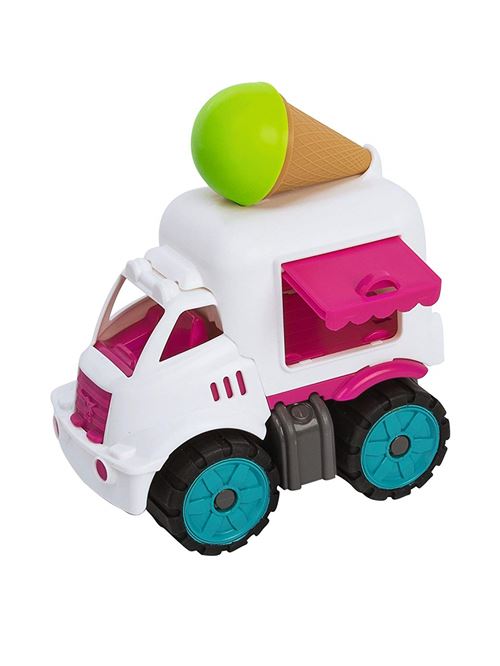 Big 800055794 – Power Worker Mini Glace Chariot Enfant véhicule, Blanc