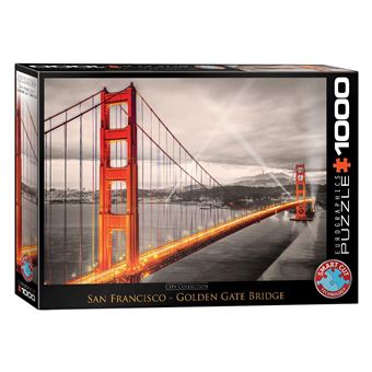EurographicsPuzzles Landscapes - San Francisco Golden Gate Bridge - puzzle - 1000 pièces - 1