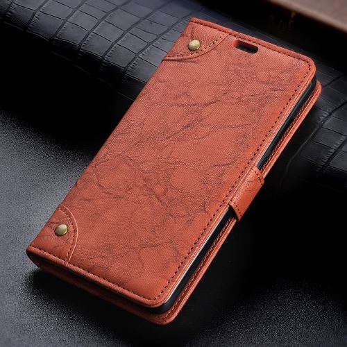 Huawei Mate 20 Lite Housse Etui Cuir Pu Effet Peau Rétro Marron Als89709