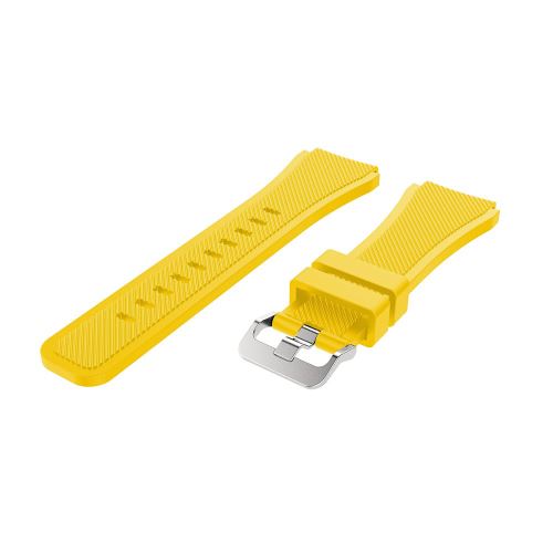 Bracelet en silicone pour SAMSUNG galaxy Watch 46mm/Gear S3 - Jaune