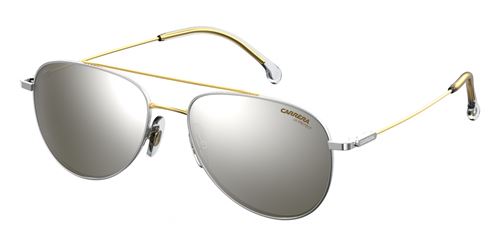 Carrera Eyewear lunettes de soleil 187/S unisexe or/argent avec verres gris moyen