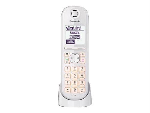 Panasonic KX-TGQ200 - Téléphone numérique sans fil - DECTGAP - blanc