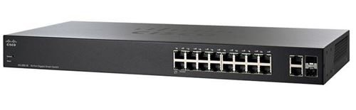 Cisco Small Business Smart SG200-18 - switch - 18 poorten - Beheerd - rack-uitvoering