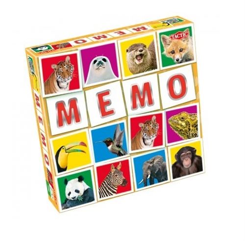 Tactic - 41441 - Jeu De Soci&eacute;t&eacute; - Wildlife M&eacute;mo