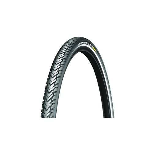 Pneu vtc/urbain 700x32 tr michelin protek cross flanc reflechissant tt noir (32-622)