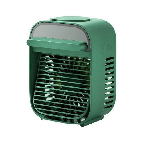 Ventilateur USB mini portable Micro climatiseur pour étudiant Silencieux vert
