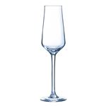 Flûte à champagne en verre transparent 21cl - Coffret de 6 REVEAL UP