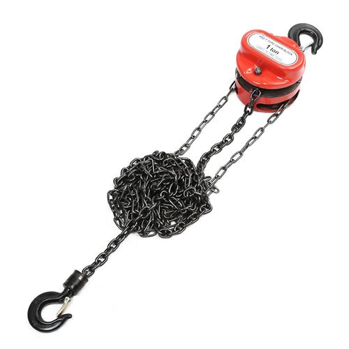 Bloc de chaîne Chaîne de levage outils de main de grue à chaînes d'automne 1T avec le crochet