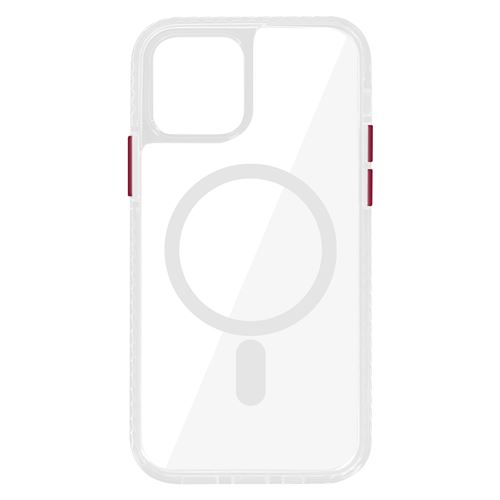 Coque pour Apple iPhone 12 / 12 Pro Magsafe Antichoc Cercle magnétique - Transparent