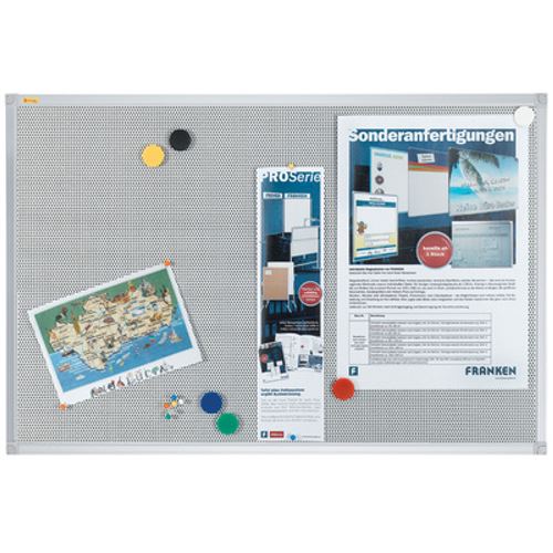 franken franken tableau d'affichage magnétique x-tra!line, gris noir