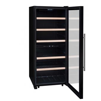La Sommelière Service SLS102DZ - Cave à vin - pose libre - largeur : 55 cm - profondeur : 58.5 cm - hauteur : 127.7 cm - 233 litres - classe G - noir
