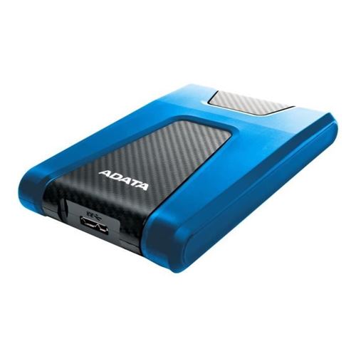Adata Technology Noir Adata Dashdrive Durable Hd650 - Disque Dur - 1 To - Externe (Portable) - 2.5" - Usb 3.1 - Aes 256 Bits - Bleu - Image 1