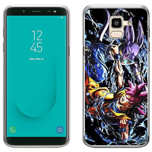 Coque pour Samsung Galaxy J6 -  Dragon Ball Goku Vs Beerus