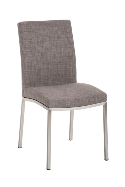 Chaise Grenoble Revêtement Tissu , Gris