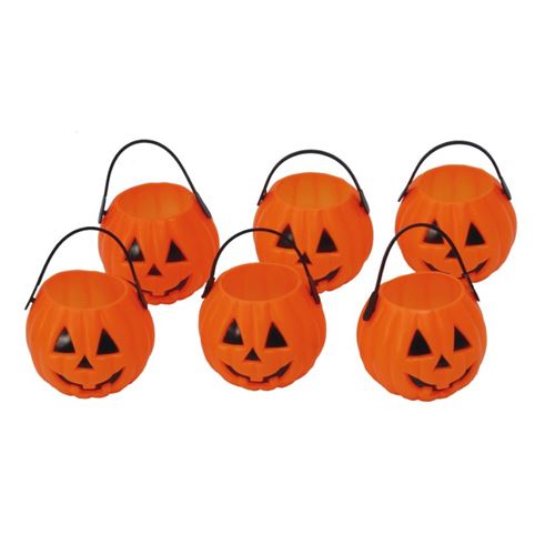 6 citrouilles en plastique - 16692 Fiestas Guirca