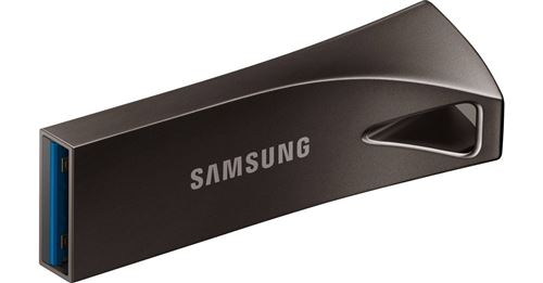 Samsung Bar Plus Clé Usb 64 Gb Gris-Titane Muf-64Be4/Apc Usb 3.2 (2È Gén.) (Usb 3.1)