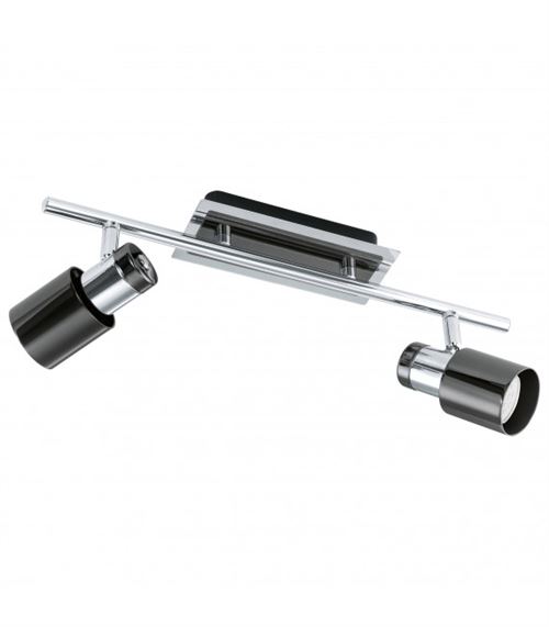 Eglo 30833&nbsp;Spot Poutres, M&eacute;tal, Gu10&nbsp;Noir