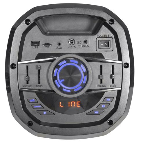 Enceinte connectée Hifi Madison Pack Karaoké - Enceinte Bluetooth Autonome  sur Batterie USB LED MAD-COSMO280 260W + Micro - Perche Selfie Enceinte  Musique