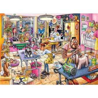 Puzzle 1000 pièces : Wasgij Mystery 23 - Salon de toilettage !