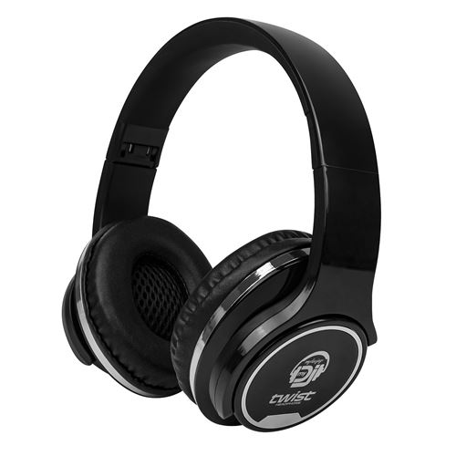 Non Communiqué Noir Casque + Enceinte My Deejay Twist 2 En 1 Pliable Bluetooth / Micro Sd /Autonome