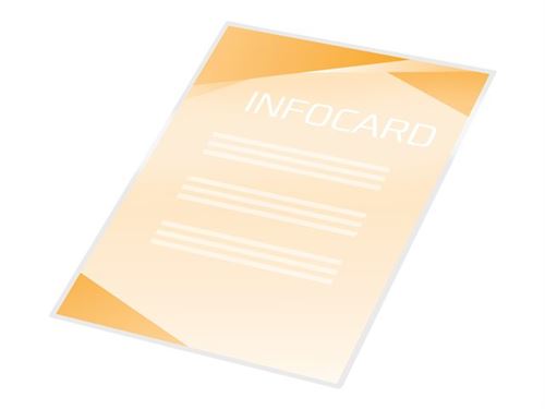 GBC Document Laminating Pouch - 125 microns - pack de 100 - brillant - A7 (74 x 105 mm) pochettes plastifiées