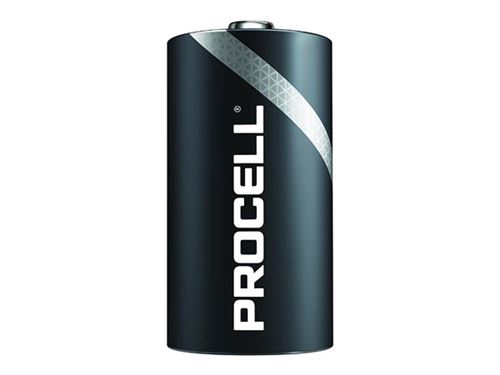 DURACELL - PILE ALCALINE PROCELL 1.5 V LR20/D - 10 pcs