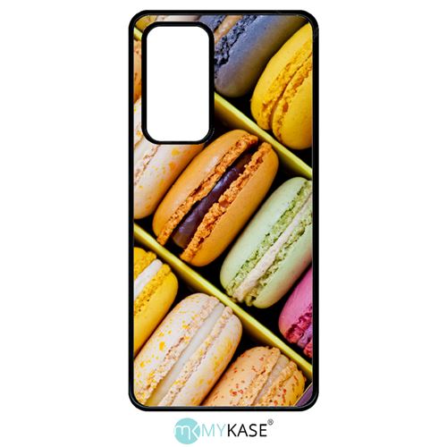 Coque My-Kase pour P40 - boite de delicieux macarons - Plastique Noir