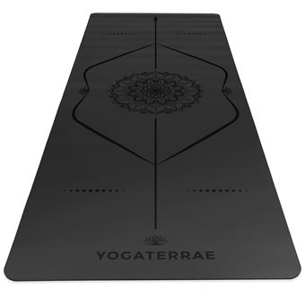 Tapis de yoga antidérapant PU et Caoutchouc naturel Vert – YOGATERRAE