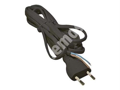 EMOS Flexo - Câble d'alimentation - fil dénudé pour Europlug (M) - 3 m - noir