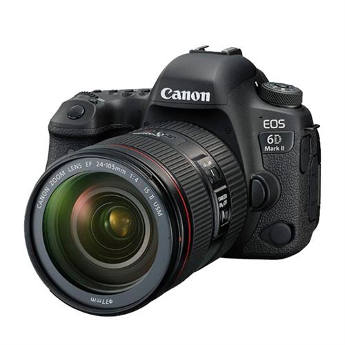 Appareil photo reflex Canon EOS 6D Mark II Noir + EF 24-105mm f/4L IS II USM