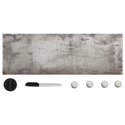 vidaXL Magneetbord wandmontage 60x20 cm glas285384