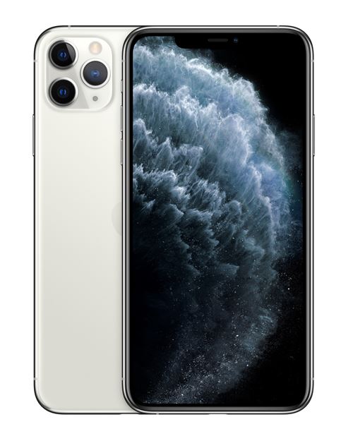 Apple iPhone 11 Pro Max - 4G smartphone - double SIM / Mémoire interne 64 Go - écran OEL - 6.5"" - 2688 x 1242 pixels - 3 x caméras arrière 12 MP, 12 MP, 12 MP - front camera 12 MP - argent État correct - N/A reconditionné disponible sur Fnac