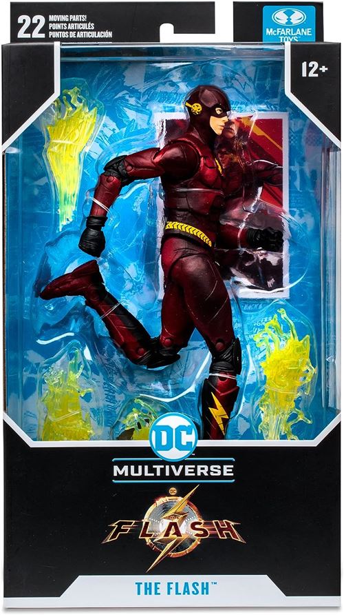DC COMICS THE FLASH - Figurine Flash 15 Cm - Figurine Flash Articulée 15 Cm - Revivez Les Aventures De L'homme A Grande Vitesse Et Des Super Héros - Film The Flash DC COMICS THE FLASH - Figurine Flash 15 Cm - Figurine Flash Articulée 15 Cm - Revivez Les Aventures De L'homme A Grande Vitesse Et Des Super Héros - Film The Flash