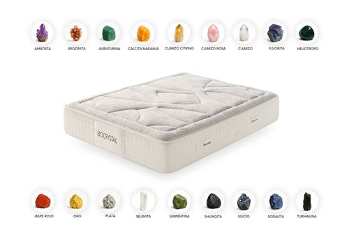 Non Communiqué Matelas Mousse À Memoire De Forme Biocrystal Gold 27 - 140X200 Cm - Moonia