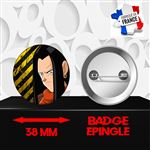 Badge Dragon Ball Puissance Évocatrice De La Boule N°6 - 50mm, Aluminium, Neuf