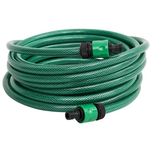 vidaXL Poolschlauch Grün 20 m PVC