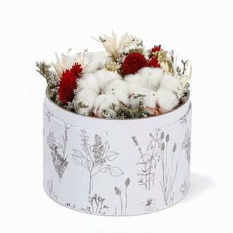 Boîte cadeau de fleurs séchées