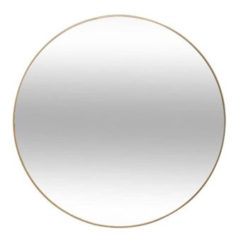 Atmosphera Créateur d'intérieur - Miroir Mural Rond "Alice" 38cm Or - 1