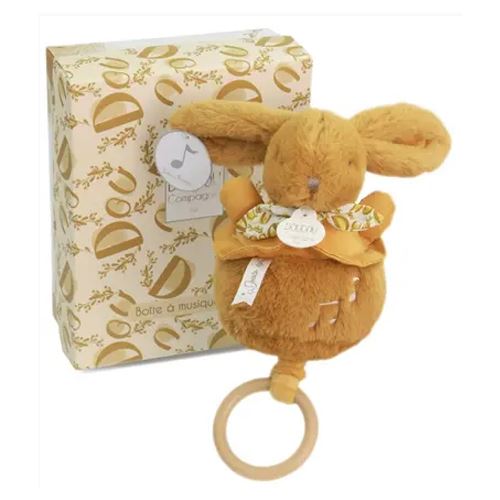 Non Communiqué Beige Lapin Doudou - Boite A Musique Ocre