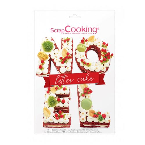 Letter Cake Noël - ScrapCooking
