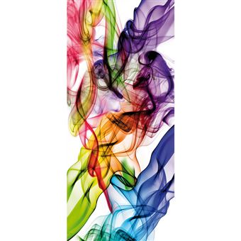 AG ART Poster Thème Smoke - 90 x 202 cm - 1