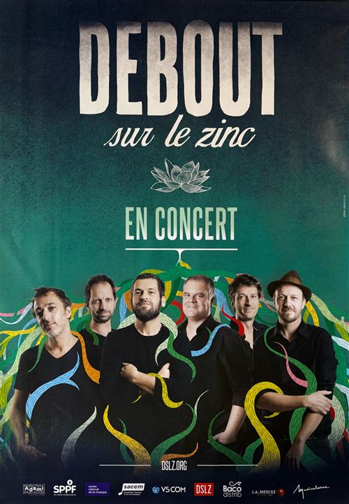 Affiche - Debout sur le Zinc - En Concert - 70X100cm